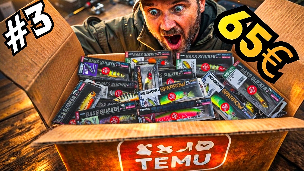 TEMU:ТРЕТЯ РОЗПАКОВКА риболовних приманок | Детальний огляд