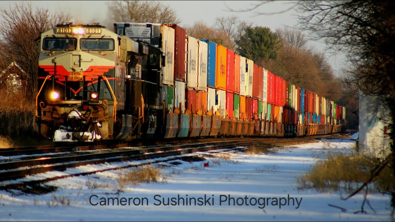 NS 269 with 8101 Leading! Railfanning with cam ep 242