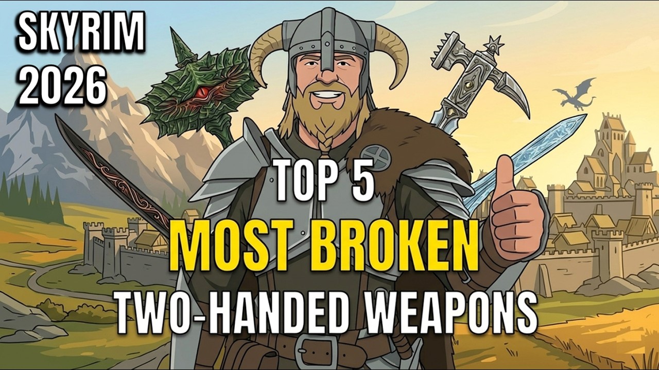 Skyrim&rsquo;s Top 5 BROKEN Two-Handed Weapons + Where to Find Them! (2026 Ranking & Guide)