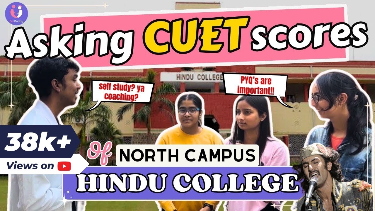 Asking CUET SCORE in HINDU COLLEGE!! | Honest Review about Hindu college #cuet2024