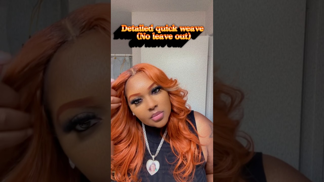Detailed Quick Weave (No leave out) #quickweave #noleaveout #fyp #hairstyles  #packhair
