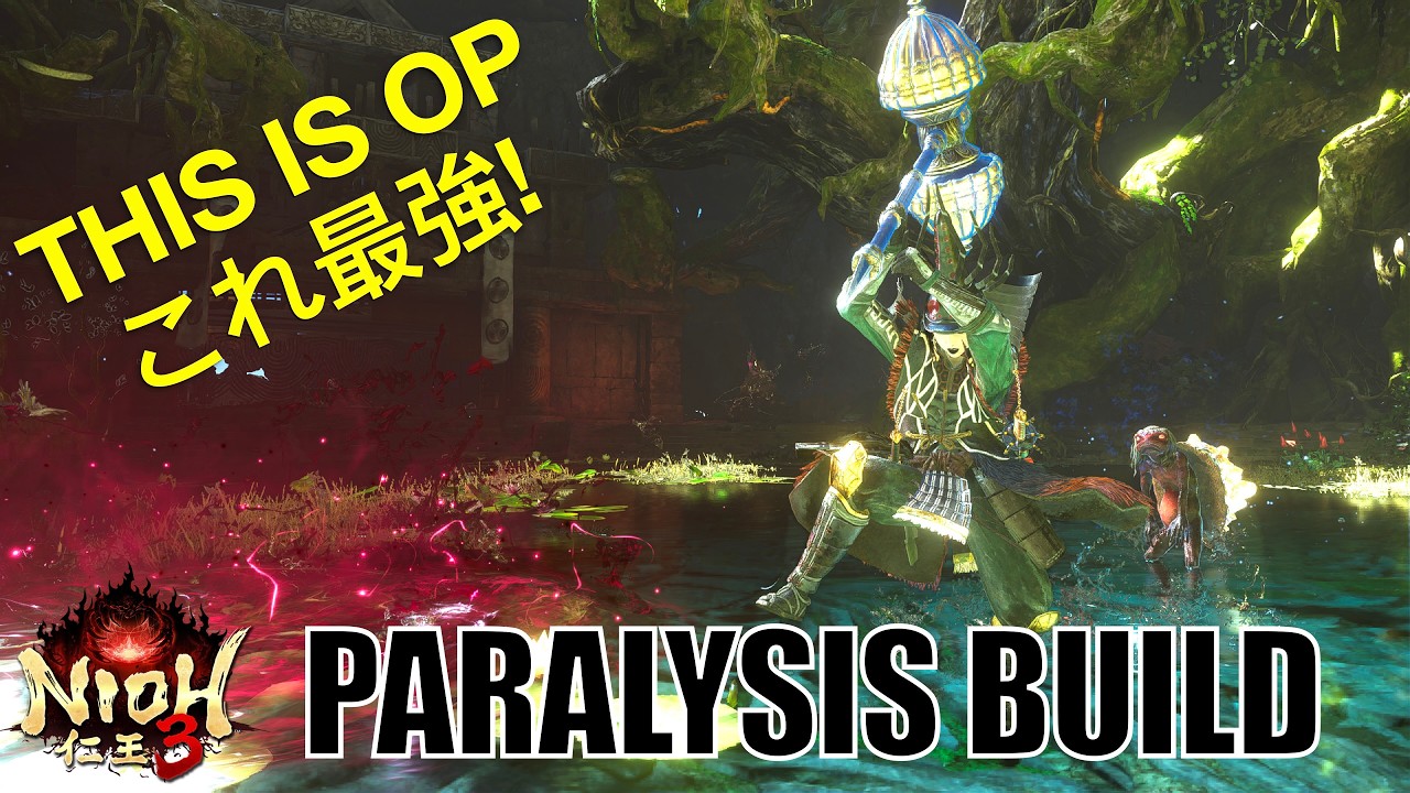 Nioh 3 Broken Build – Insane Paralysis & Wind Setup = Bosses Deleted! (Samurai Hammer/Axe)