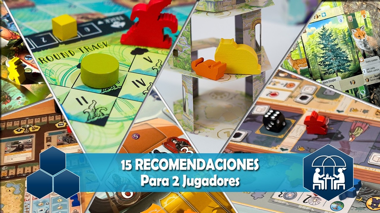 JUEGOS DE MESA para 2 JUGADORES 💞 - 15 RECOMENDACIONES Clásicas, Ligeras, Medianas y Avanzadas 👀