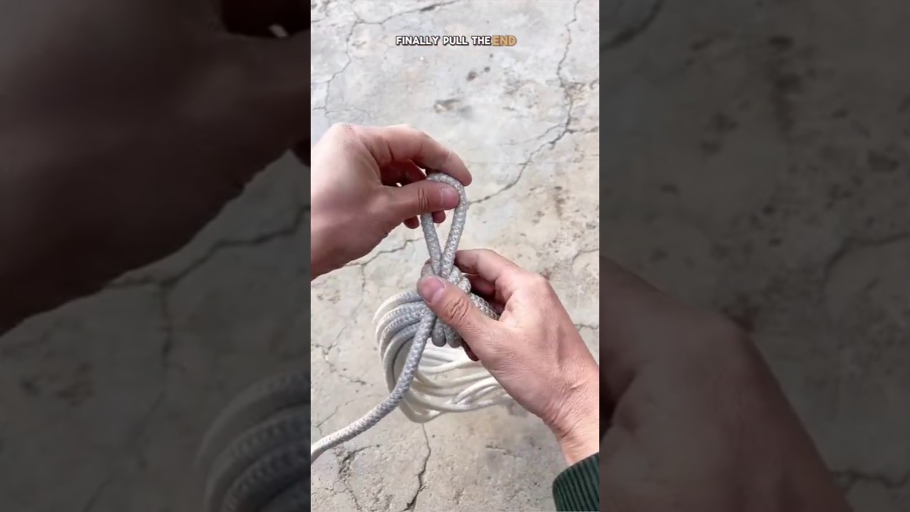 The Smartest Way to Coil Rope Without Tangles! 😱