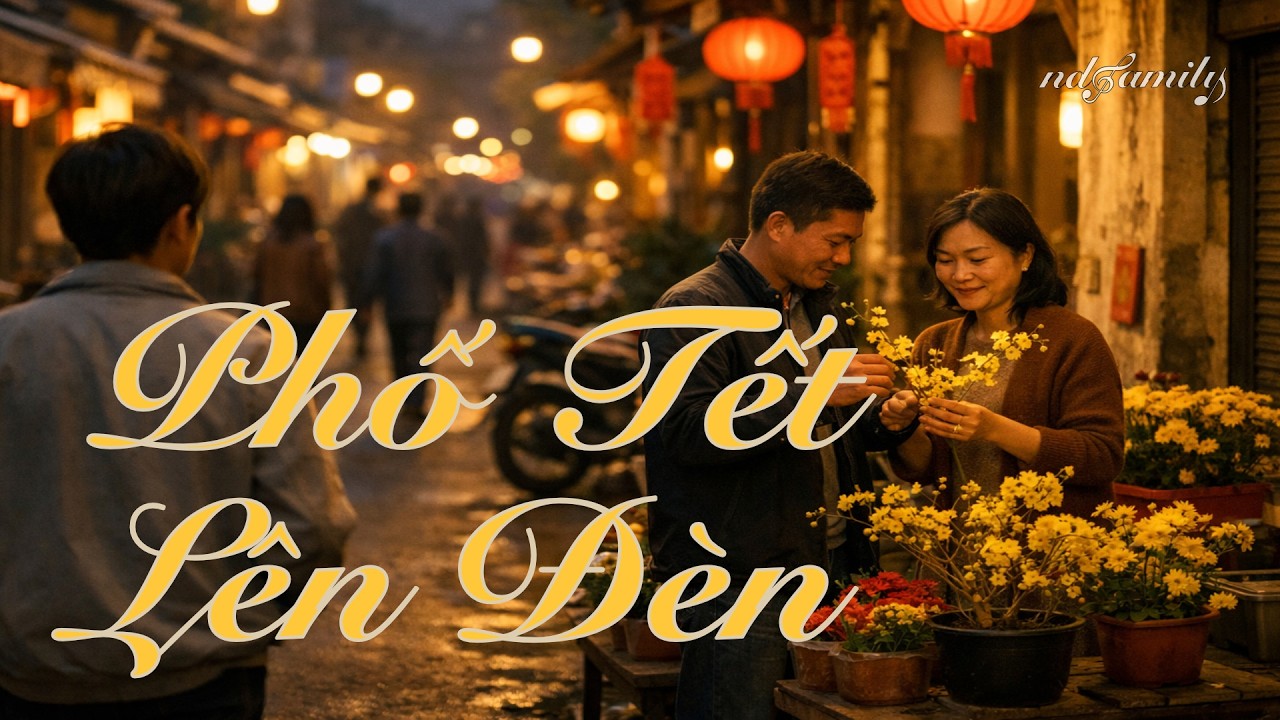 Phố Tết Lên Đèn | Nhạc Cuối Năm - Tết An Yên