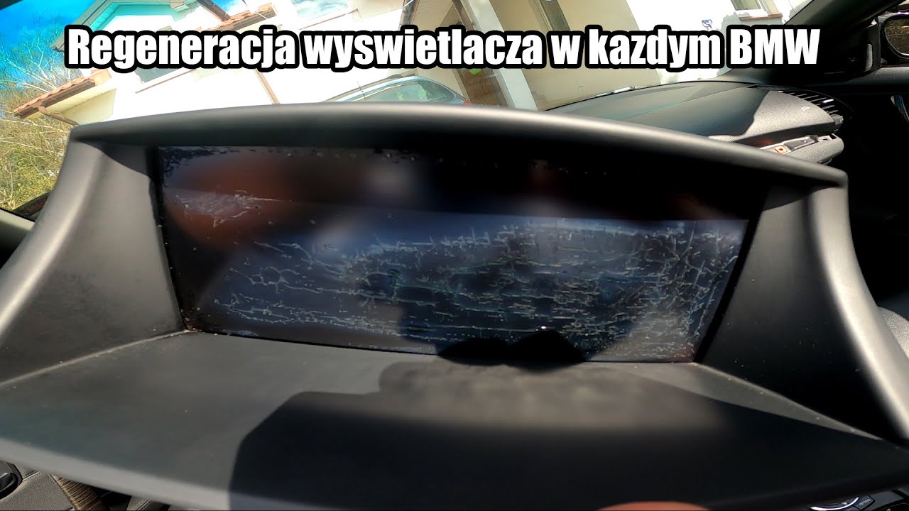 Tak za darmo NAPRAWISZ idrive wyświetlacz uszkodzony w BMW! CCC CIC Screen Regeneration