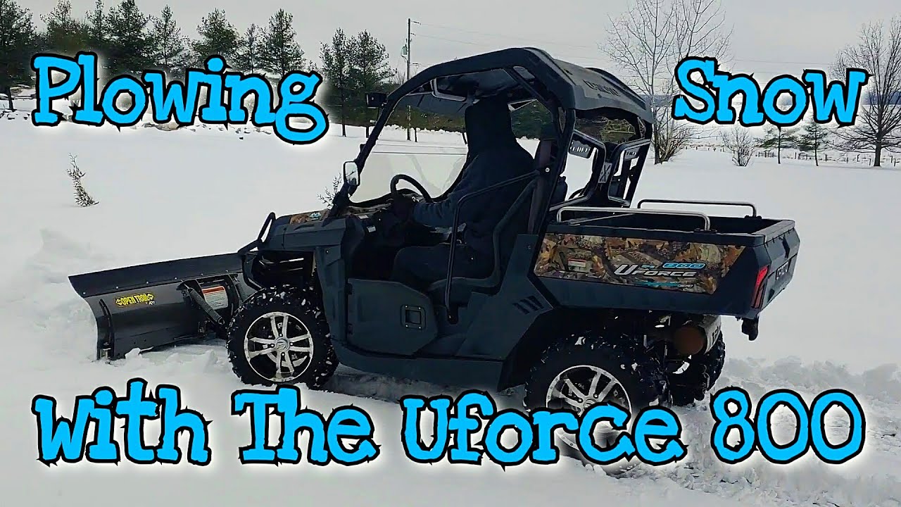 ❄ Plowing Snow With The Uforce 800 ❄