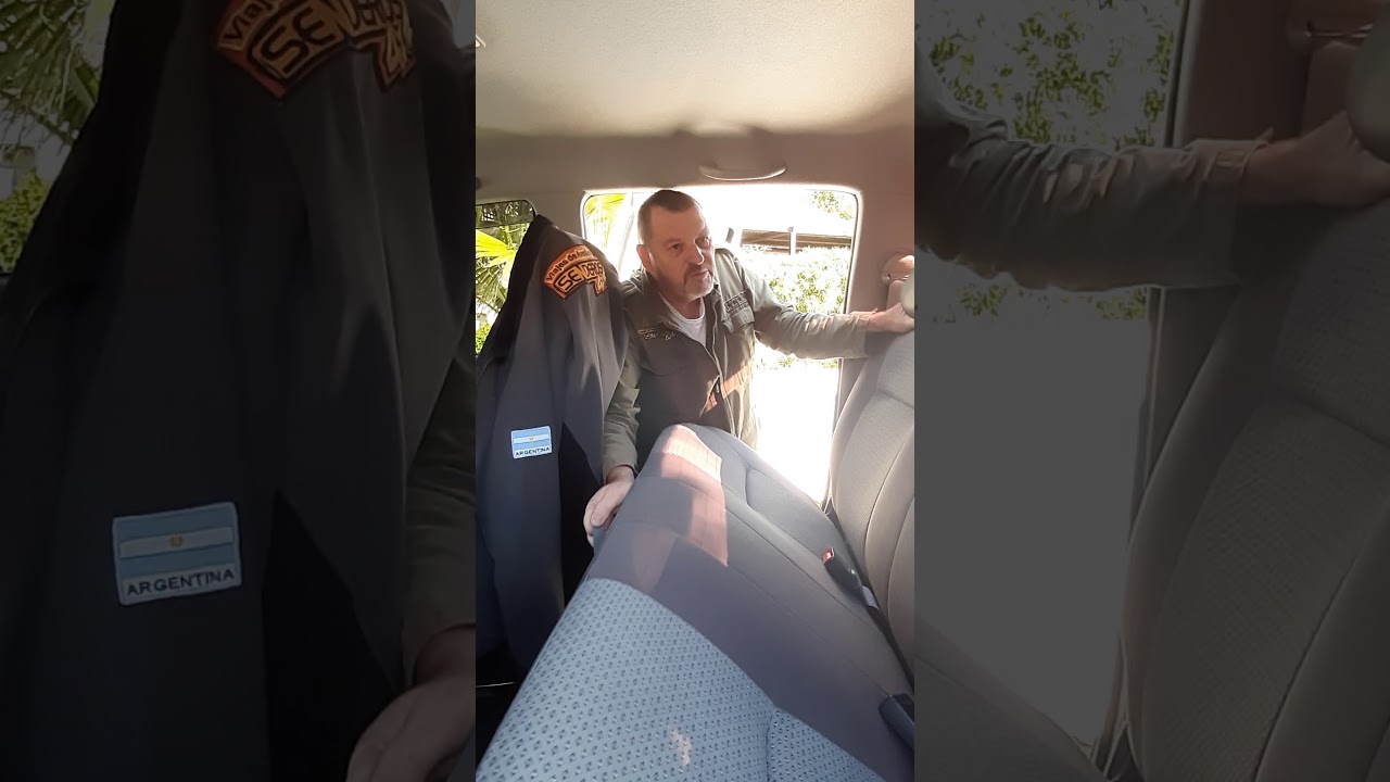 Como rebatir asiento trasero Hilux