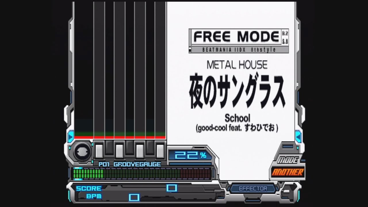 [60fps] 夜のサングラス (SPA) / AutoPlay / School (good-cool feat. すわひでお) / CS beatmania IIDX 8th style