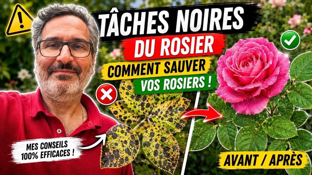 Comment traiter la maladie des taches noires du rosier ?