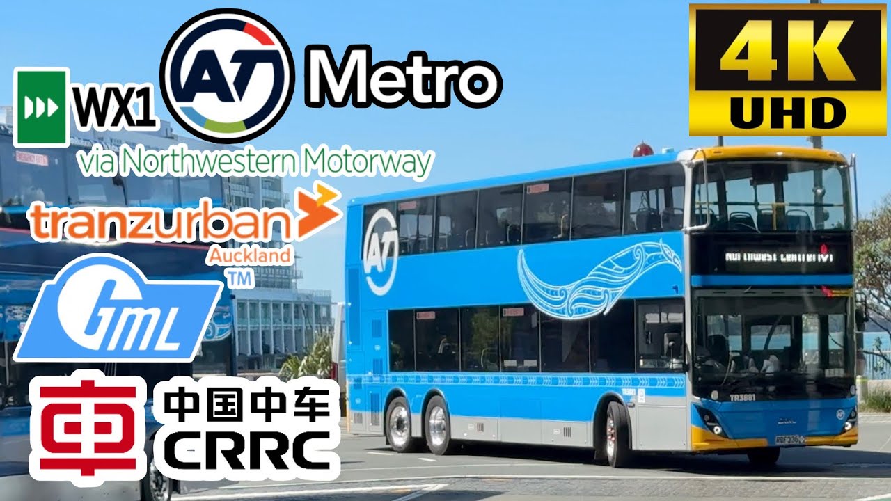[Auckland Transport AT Metro: Western Express WX1 Britomart to Northwest] Gemilang CRRC eD12 MAX