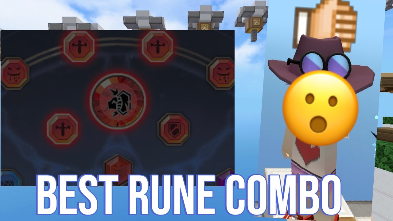 The best rune combo in BedWars ~ BlockmanGO