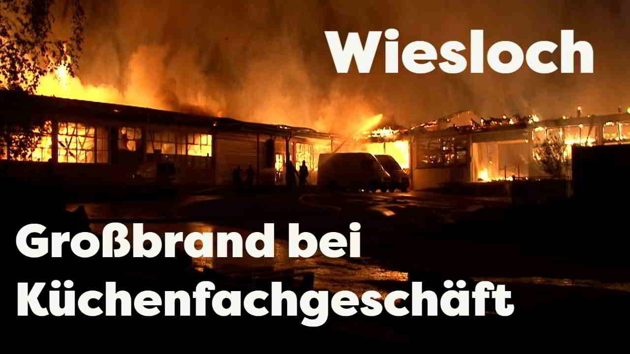 [HISTORY ROHMATERIAL vom 21. April 2015 ] Großbrand bei Küchenfachgeschäft