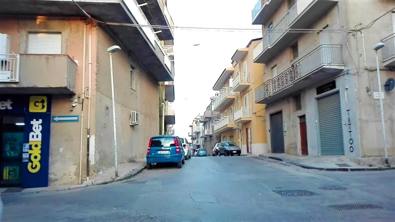 Palma di Montechiaro - Strade Parte 296 -A Cava, o Burgiu, Case popolari - Città del Gattopardo 2020