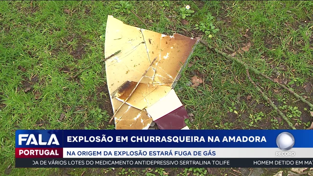 Explosão em churrasqueira na Amadora