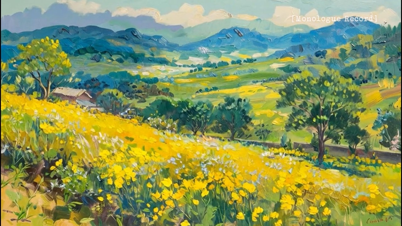 마음이 편안해지는 감성적인 피아노 기타연주곡🌼 1930s Pastoral Acoustic Pop (1hour)
