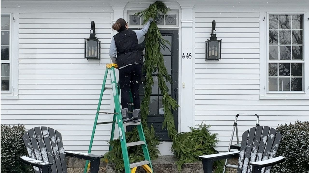 Christmas in the New England countryside