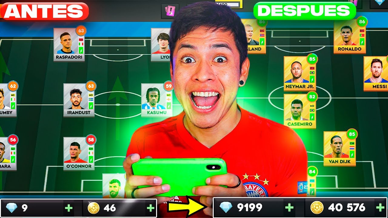 MEJORÉ LA CUENTA DE UN SUSCRIPTOR en DREAM LEAGUE SOCCER 2023😱 *Gasté todo MI DINERO*