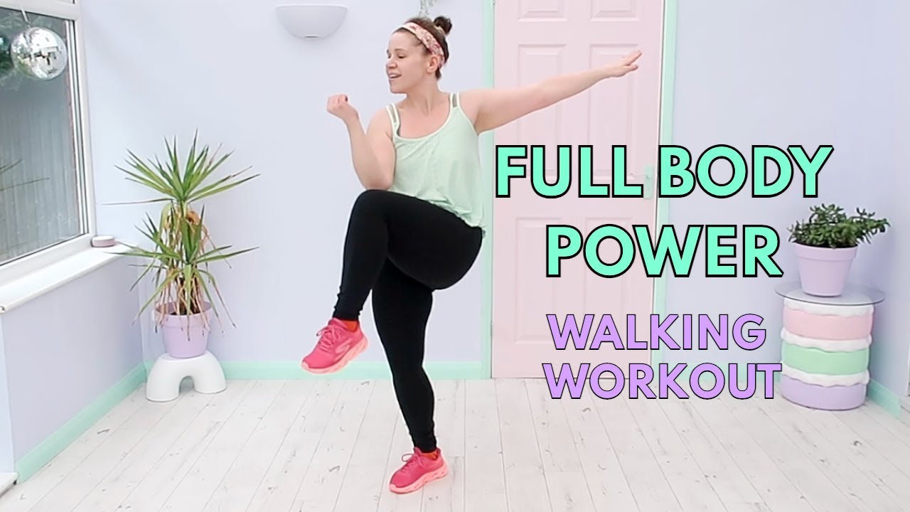 UPPER & LOWER BODY STRENGTHENING AEROBIC WALKING WORKOUT | NO TALKING