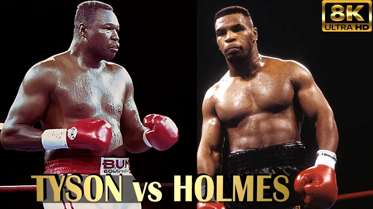 Mike Tyson vs Larry Holmes | KNOCKOUT Boxing Fight | 8K Ultra HD