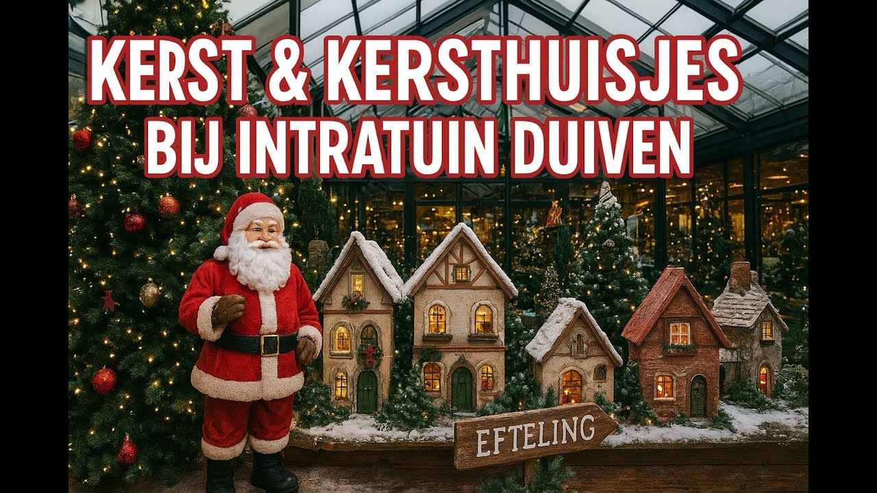 Intratuin Duiven vol Kerst & Efteling Kersthuisjes 2025 🎅🎁