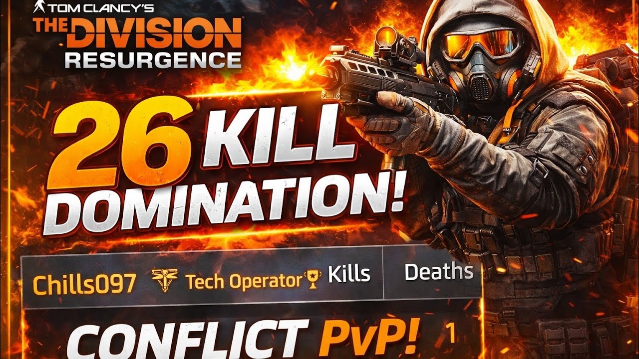 This DPS Aegis Build is BROKEN 😳 26 Kill Game | Conflict PvP | The Division Resurgence 
