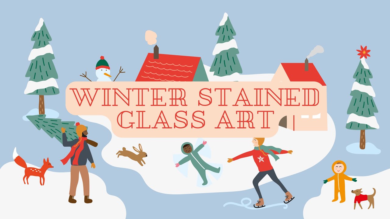 Winter Stained Glass Art