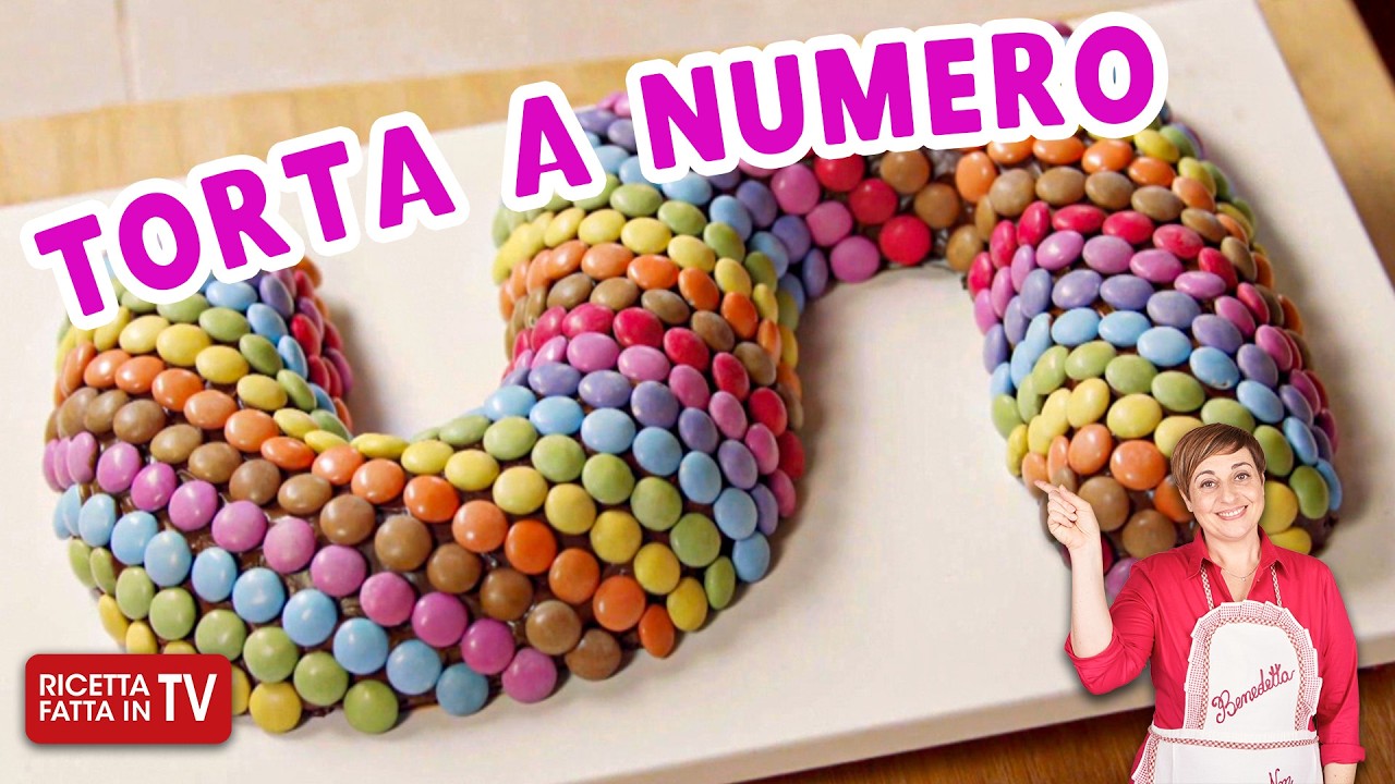 TORTA A NUMERO di Benedetta Rossi - Ricetta TV Fatto in Casa per Voi