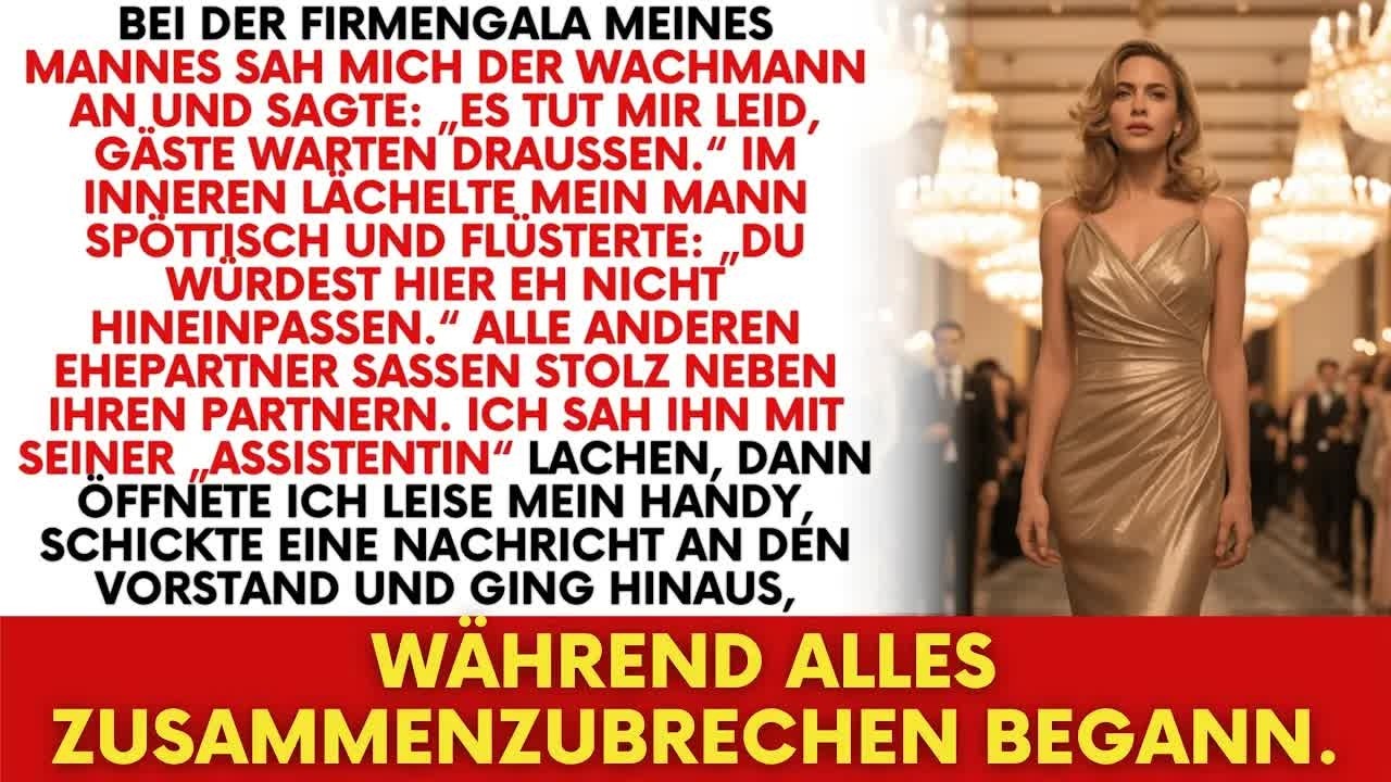 Mein Mann sagte, ich gehöre nicht zu seiner Gala – jetzt trägt seine Firma meinen Namen