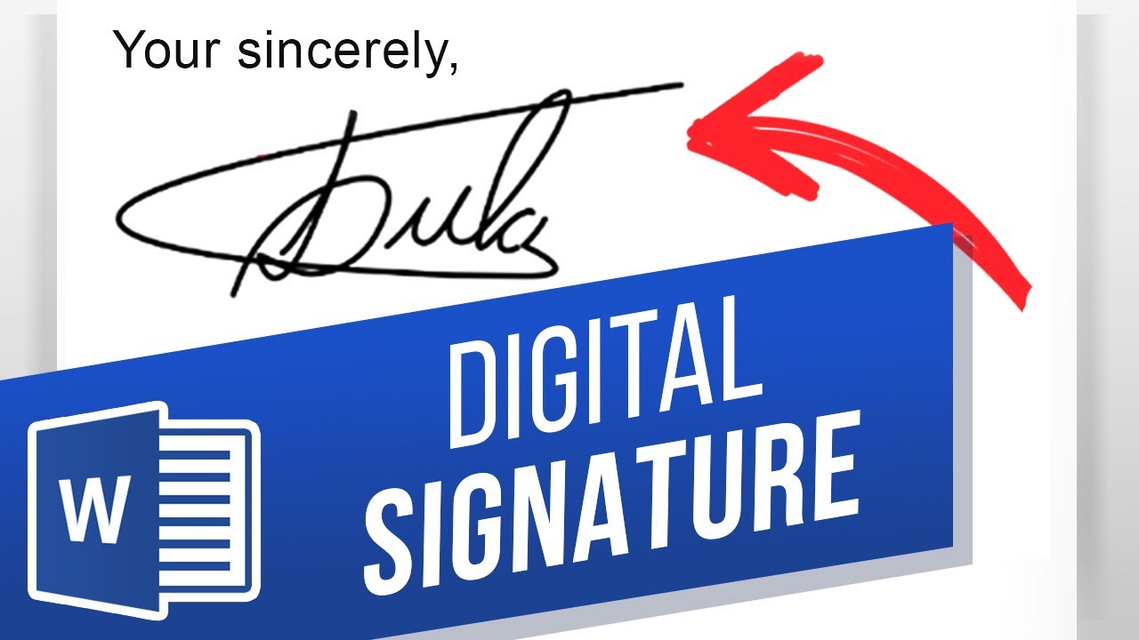 How to Create Digital Signature in Word
