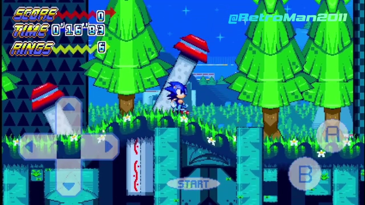 SONIC AND THE FALLEN STAR ANDROID PORT ! Sapphire Sights Zone ( REALLY )