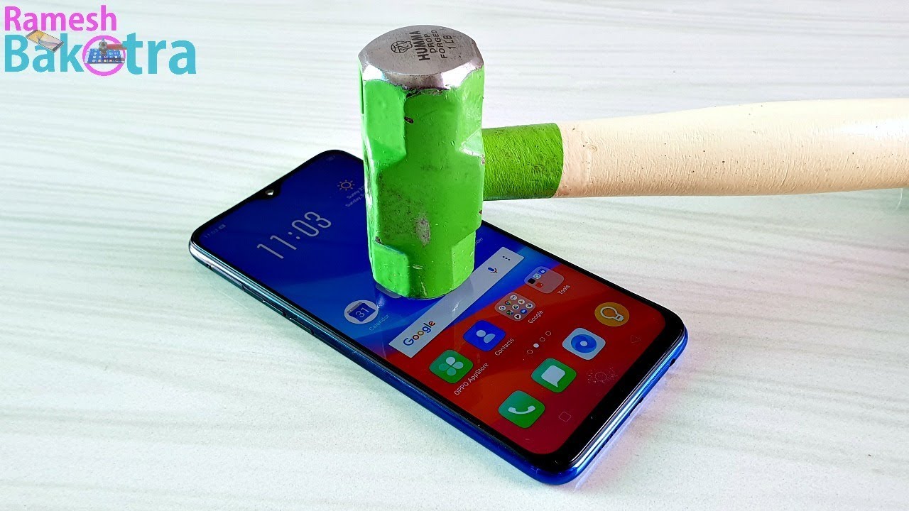 Oppo F9 Pro Screen Scratch Test Gorilla Glass 6
