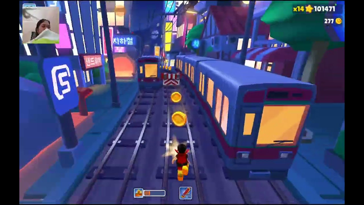 Subway Surfers Gameplay  HD SEOUL  P1406متصفحي مترو الانفاق Tua5