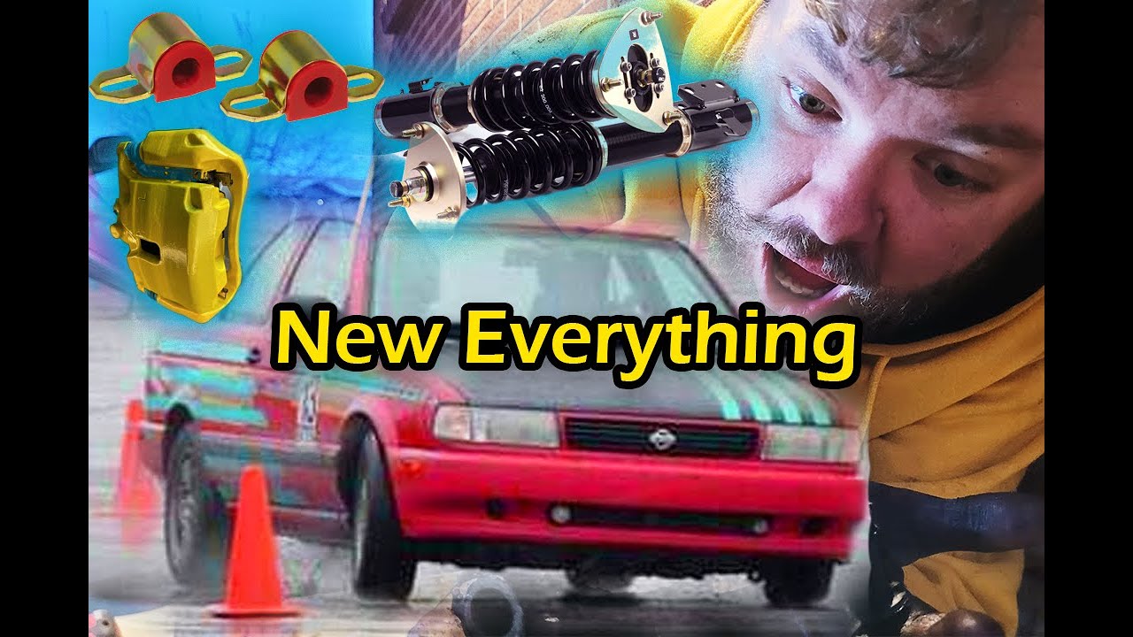 1994 Nissan Sentra (B13) Suspension Rebuild, Brake Upgrade & Sway Bar Install