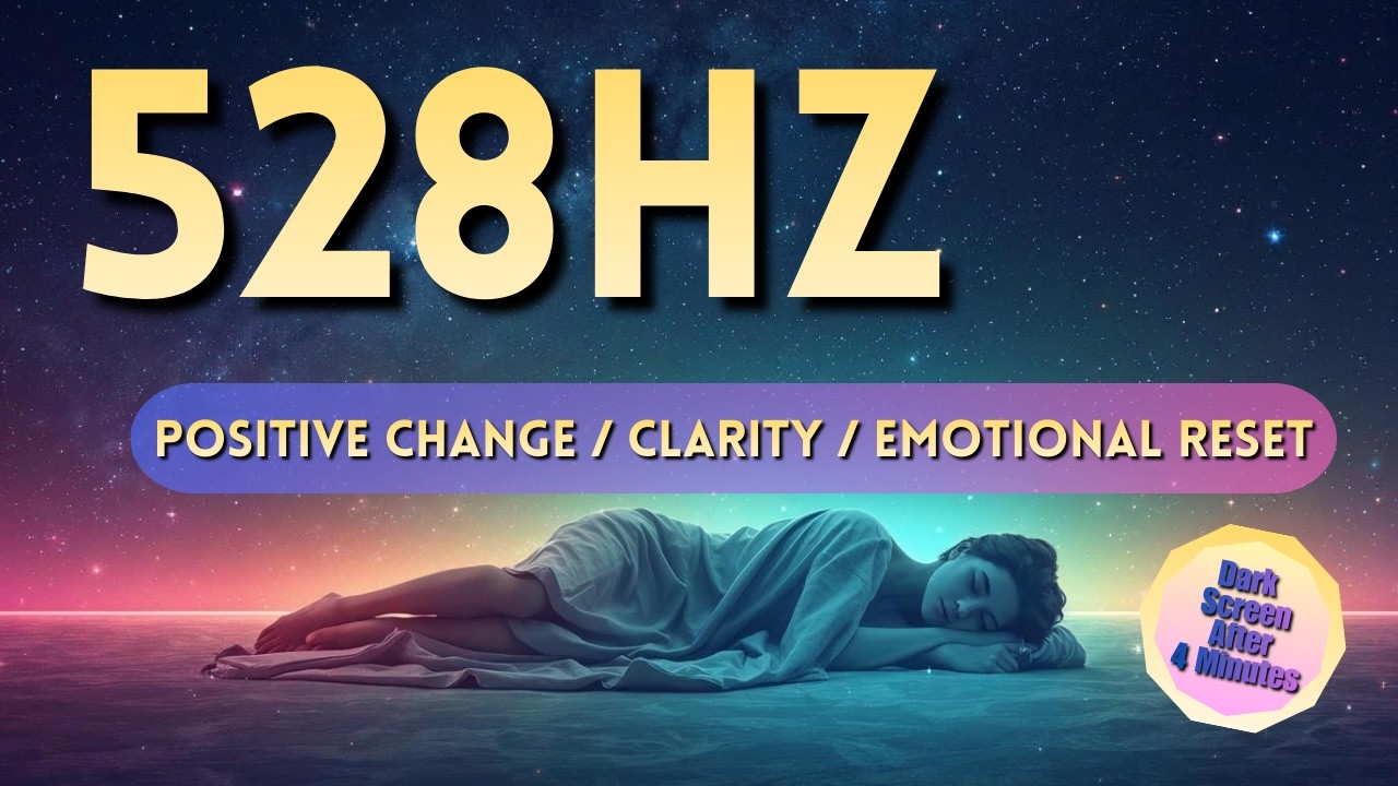 528Hz Miracle Tone for Relaxation (5.55.55) Nervous System Reset / Mental Clarity / Positive Change