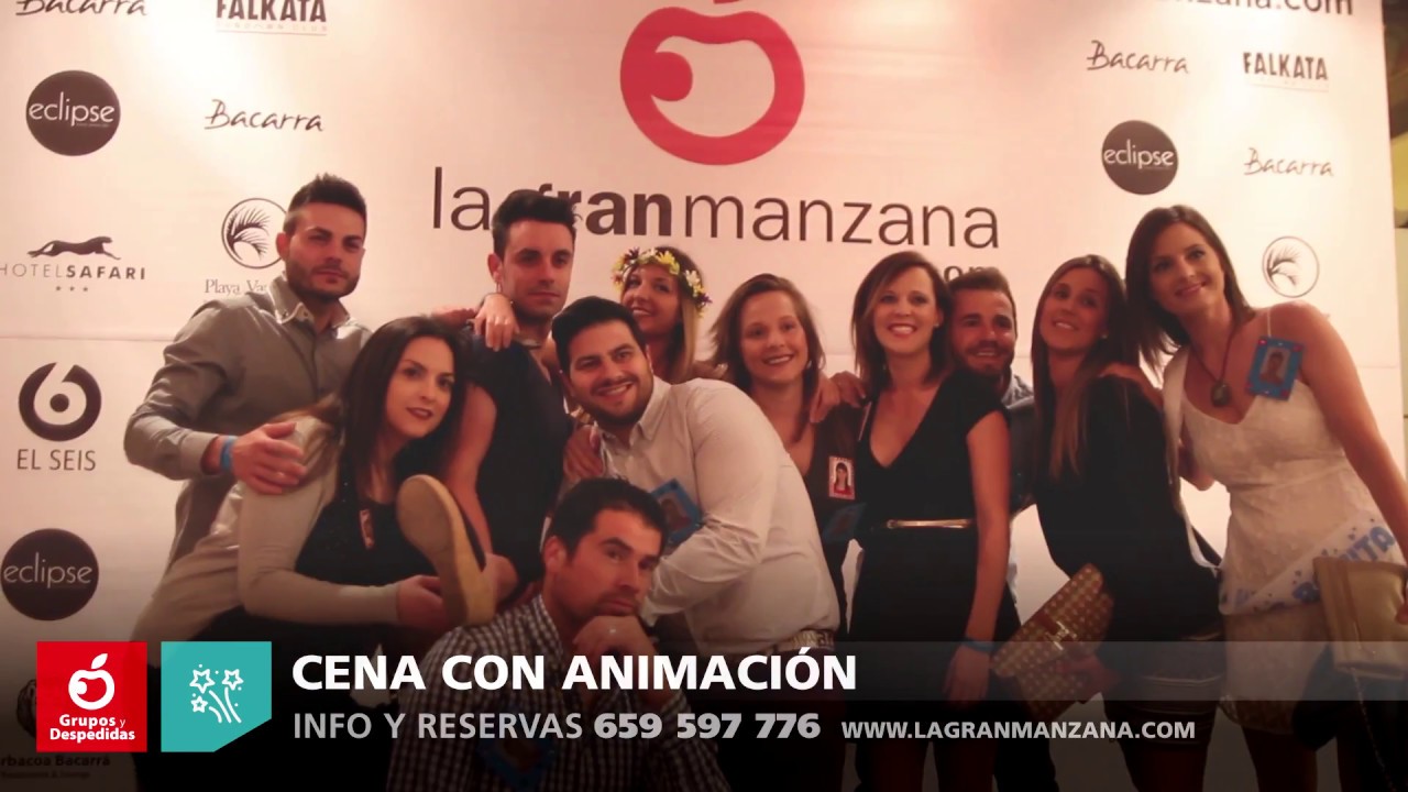 CENA CON ANIMACIÓN ★ LA GRAN MANZANA GANDIA