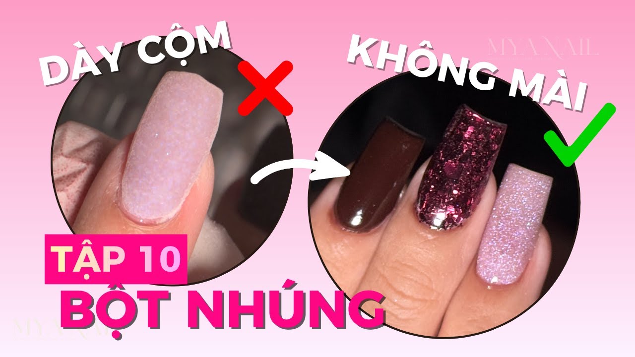Bột nhúng không mài: Cách giữ form chuẩn, tránh dày cộm & hở gốc | Tập 10 | Lộ trình học nail từ A-Z