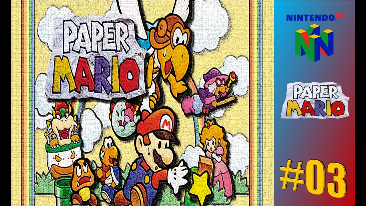 PAPER MARIO - NINTENDO 64 - ESPAÑOL CASTELLANO - Capítulo 03: FORTALEZA DE LOS HERMANOS KOOPA