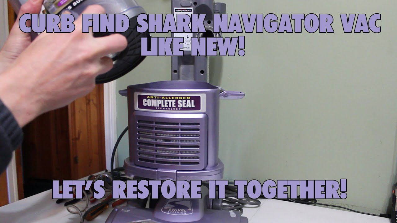 Curbed Shark Navigator Lift-Away Model NV352, Let's Investigate It!