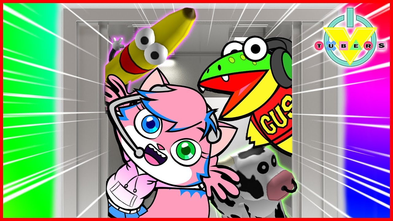 Roblox Normal Elevator MOOve COWS ! Let's Play with VTubers Alpha Lexa and Gus