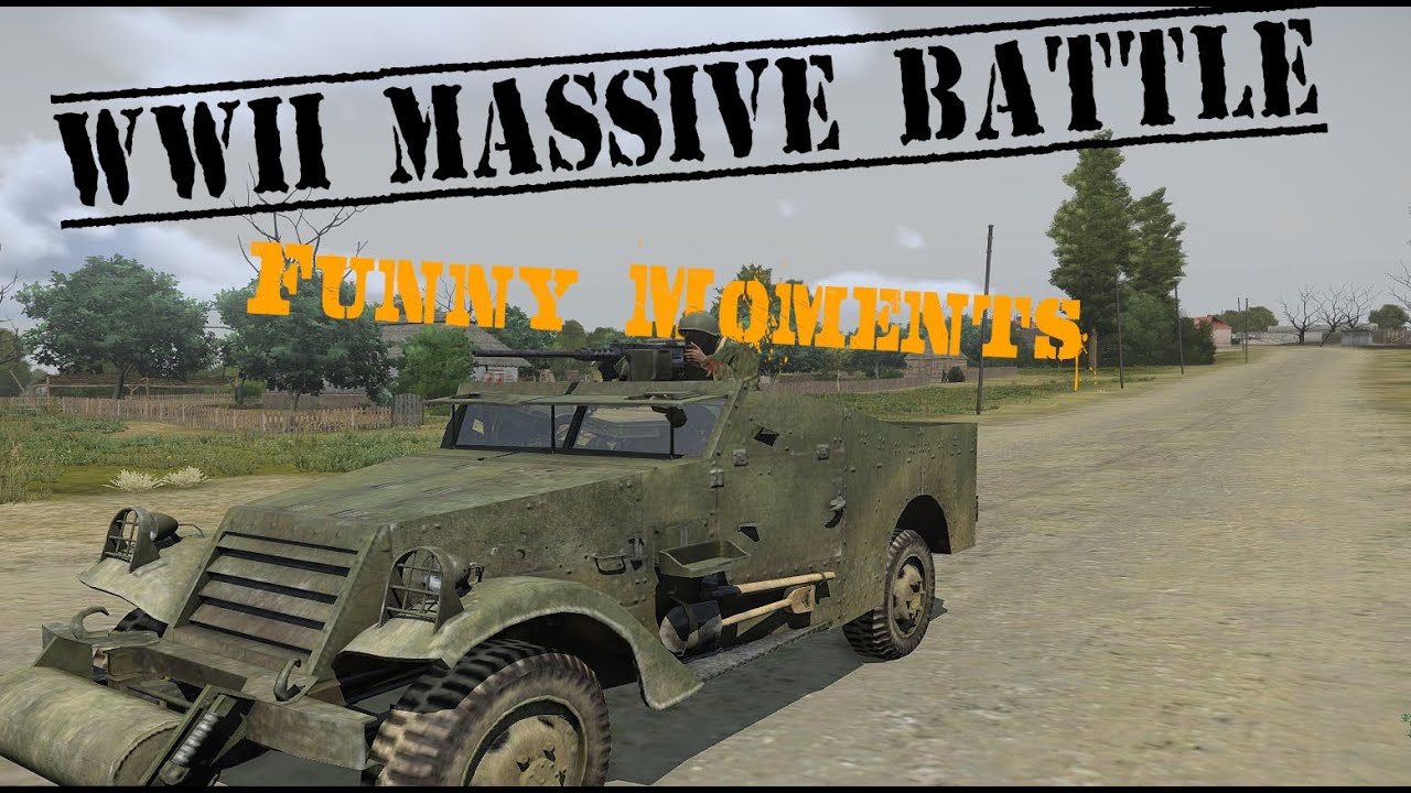 Arma 3 World War II Large Scale Battle! Funny Momments :D