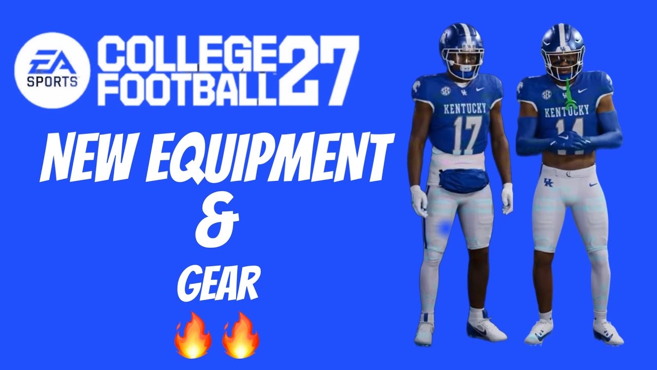 Новое снаряжение в EA Sports College Football &lsquo;27 👀🔥🔥
