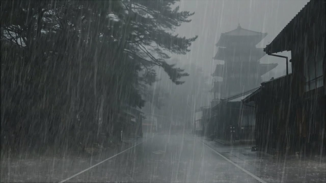 Rain Sounds For Sleeping 99% | Fall Asleep Fast With Heavy Rain & Relaxing Thunderstorm At Night