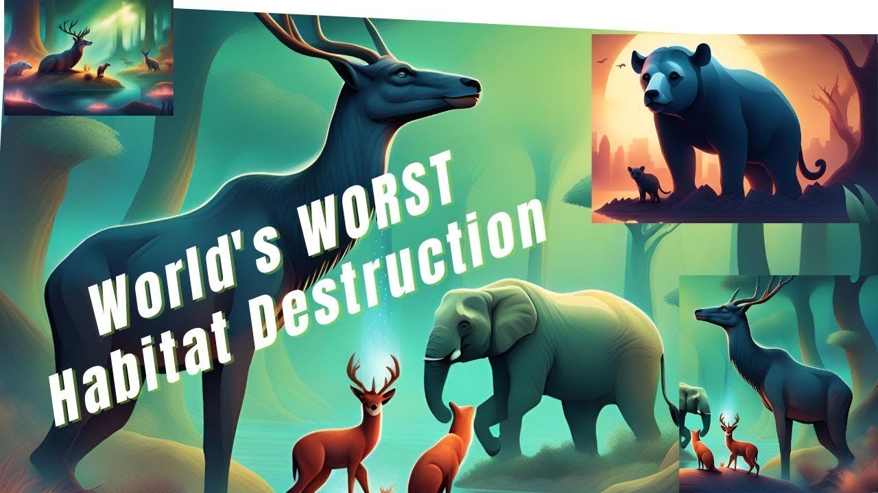 World's WORST Habitat destruction: Animals going extinct