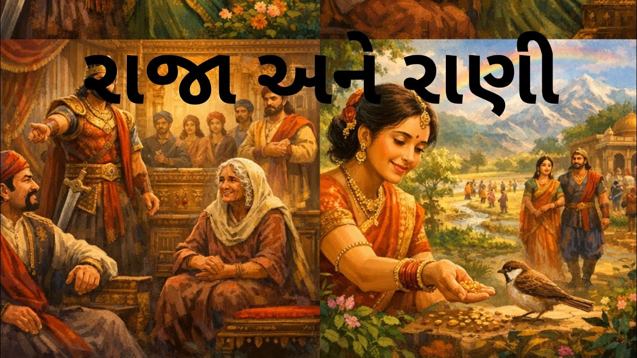 રાજા અને ચતુર રાણી ❤️