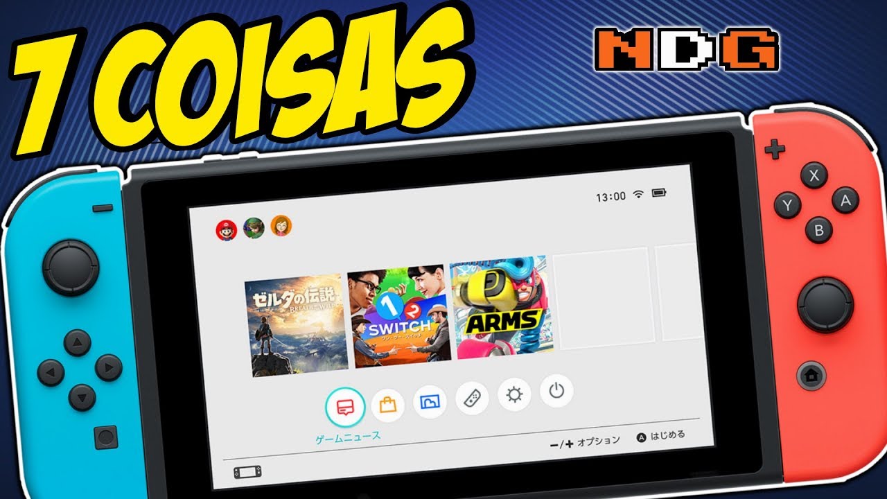 7 COISAS SOBRE O NINTENDO SWITCH CURIOSIDADES DE CONSOLES