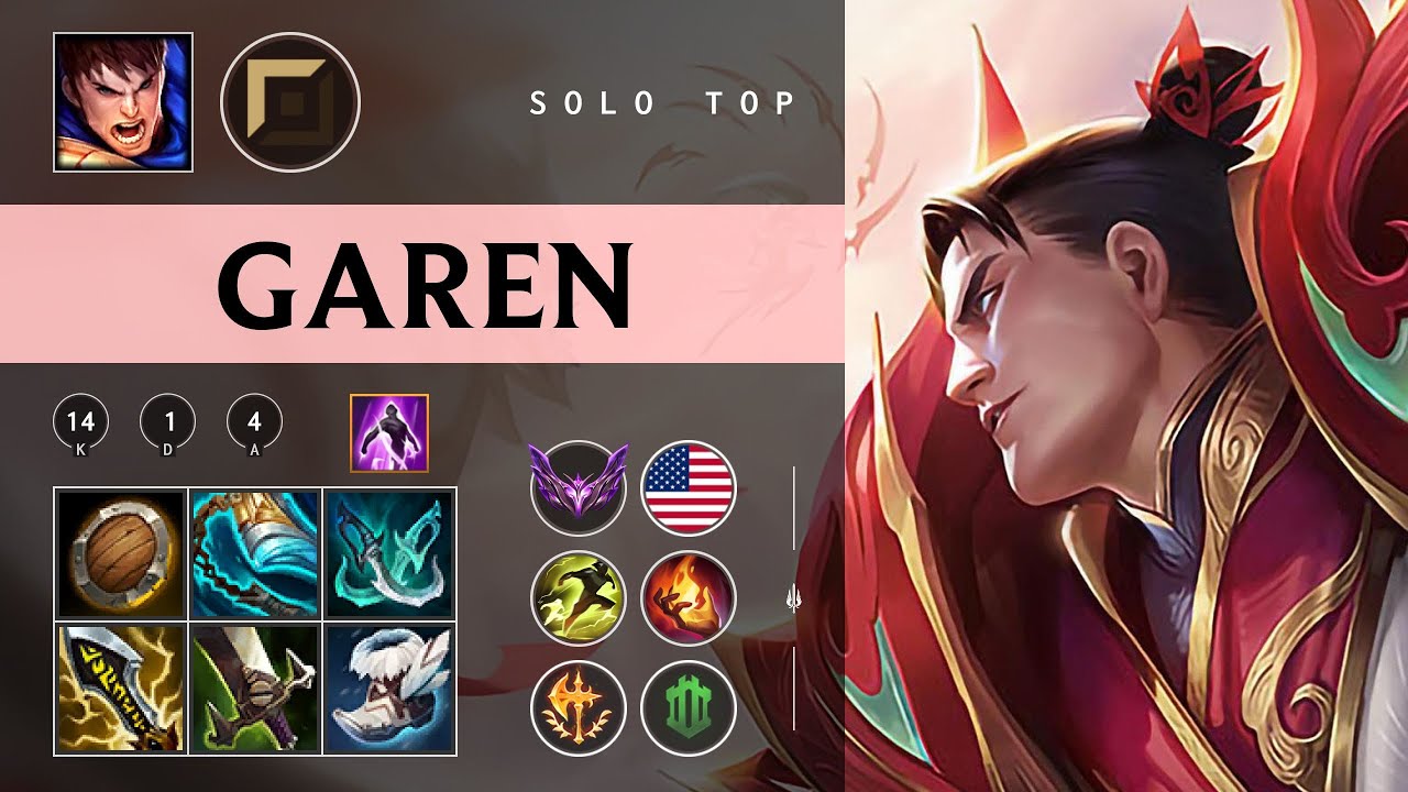 Garen Top vs Wukong - NA Master Patch 26.01