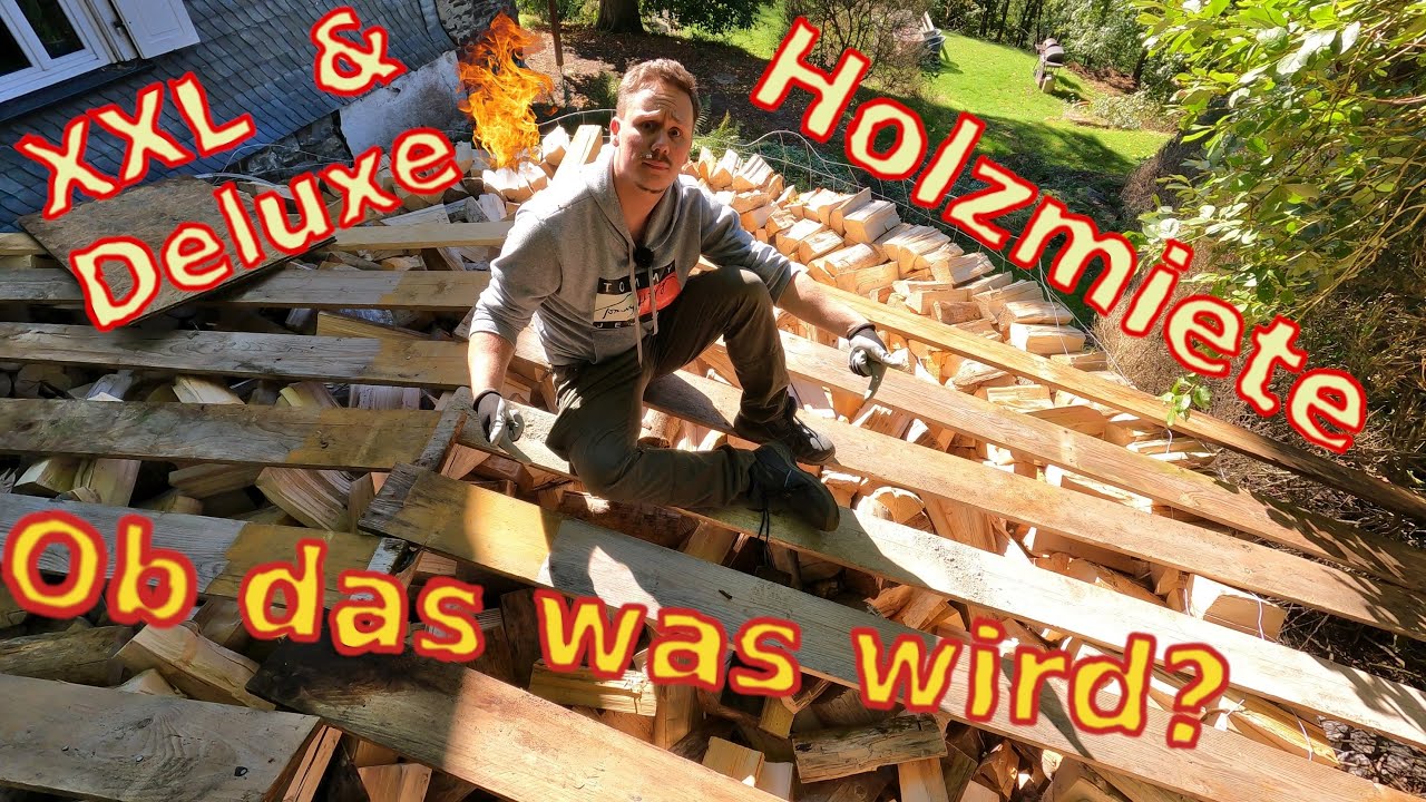Holzlager selber bauen.🛖Das hast du noch nie gesehen!!!⤴️| Elias B. Müller
