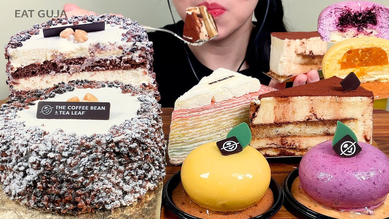디저트 좀 하네?인데 대형 체인점..🍰까망베르 티라미수 마스카포네 크레이프 무스 케이크ㅣ디저트 먹방 Tiramisu Crepe Mousse Cake Dessert Mukbang