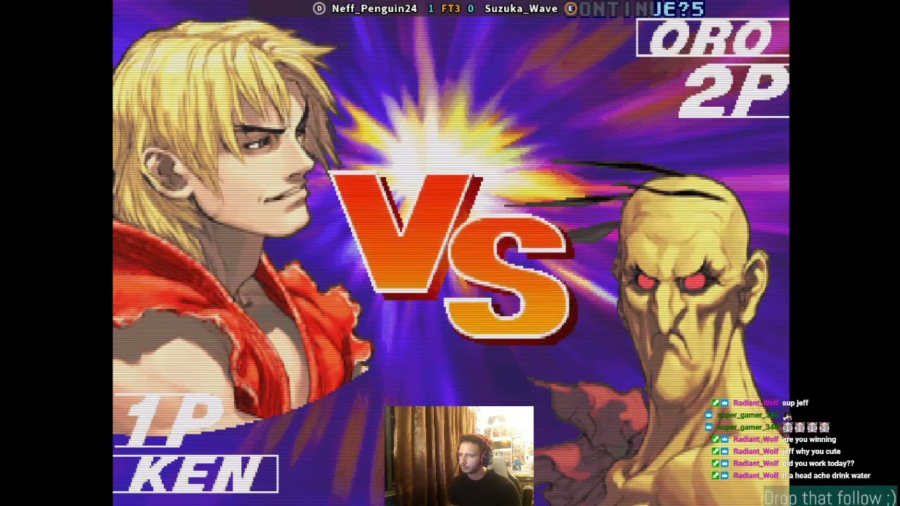 (2021) Neff_Penguin24 (Ken) vs Suzuka_Wave (Makoto) Fightcade Ranked Match